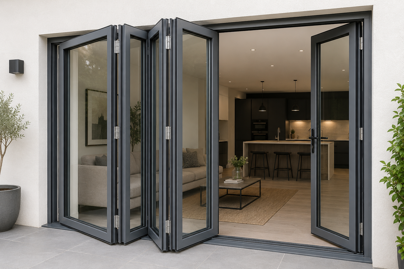 Vero Aluminium Aluminium Folding Door